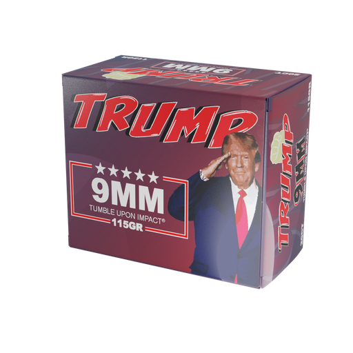 Trump Edition 9MM Luger TUI® - 115Gr Solid Copper Ammo